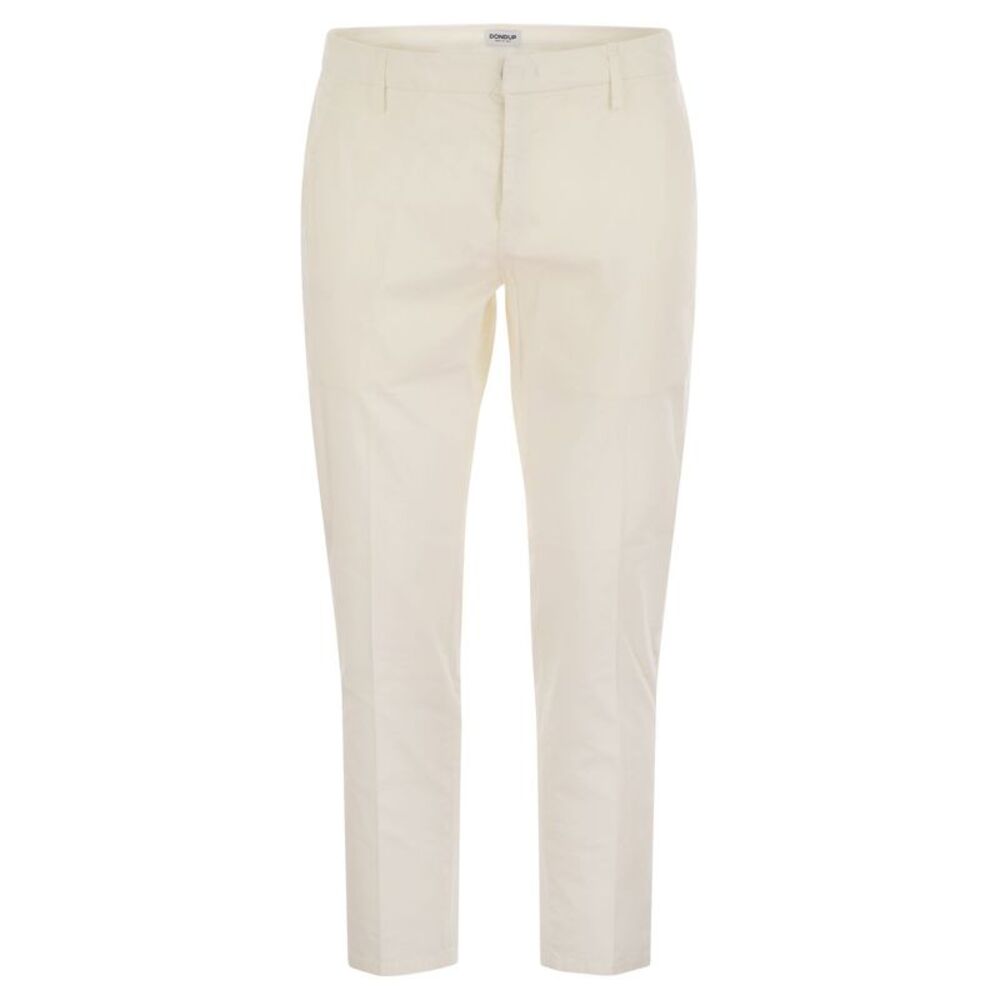 Dondup Men Alfredo - Slim-Fit Cotton Trousers